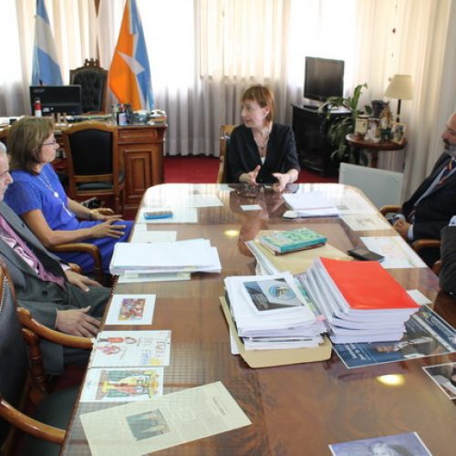 Autoridades del Superior Tribunal de Justicia se reunieron con la Gobernadora Ríos