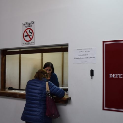El edificio de Tribunales de Ushuaia cuenta con nueva señalética