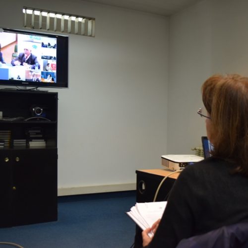 Mediante videoconferencia, la Doctora Battaini presidió reunión de Reflejar