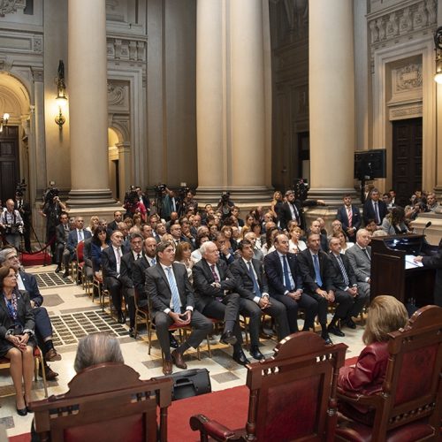 Battaini y Muchnik asistieron a la ceremonia de apertura del año judicial en la Corte Suprema