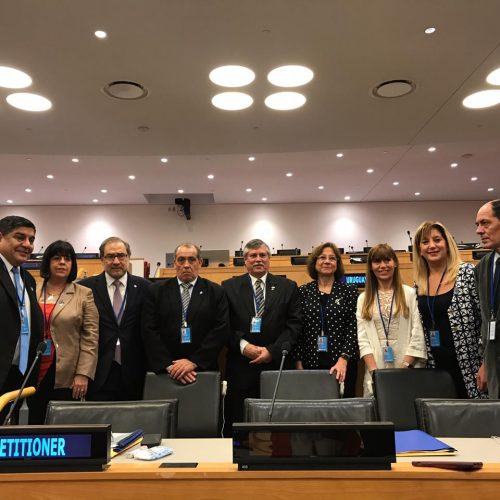 Battaini participó del Comité de Descolonización de las Naciones Unidas