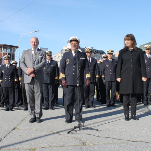 Sagastume participó de la Ceremonia por el 163º Aniversario del Fallecimiento del Almirante Brown