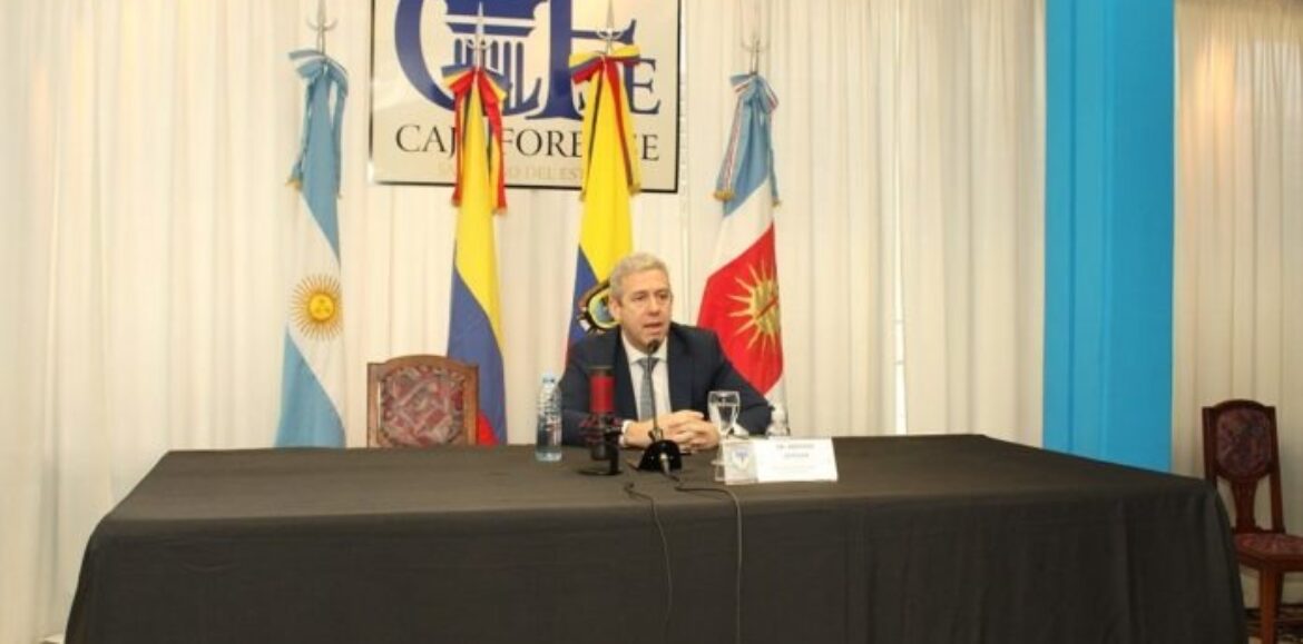 El Juez Ernesto Löffler disertó en un Seminario Internacional en Santiago del Estero
