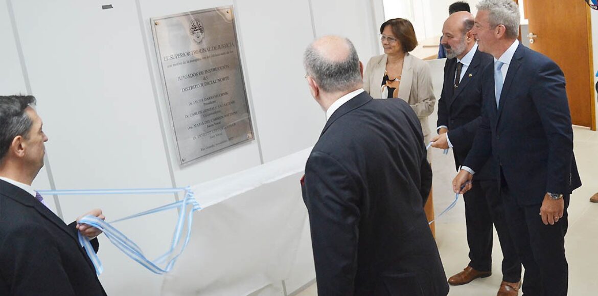 Quedó inaugurado el nuevo edificio donde funcionarán los juzgados de Instrucción de Río Grande