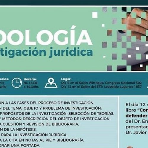 El Poder Judicial invita al “Taller de metodología para la investigación jurídica”