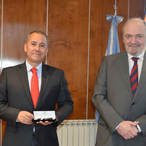 El Presidente del STJ recibió la visita protocolar del Cónsul de Chile en Ushuaia