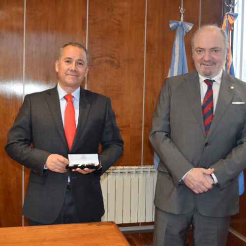 El Presidente del STJ recibió la visita protocolar del Cónsul de Chile en Ushuaia